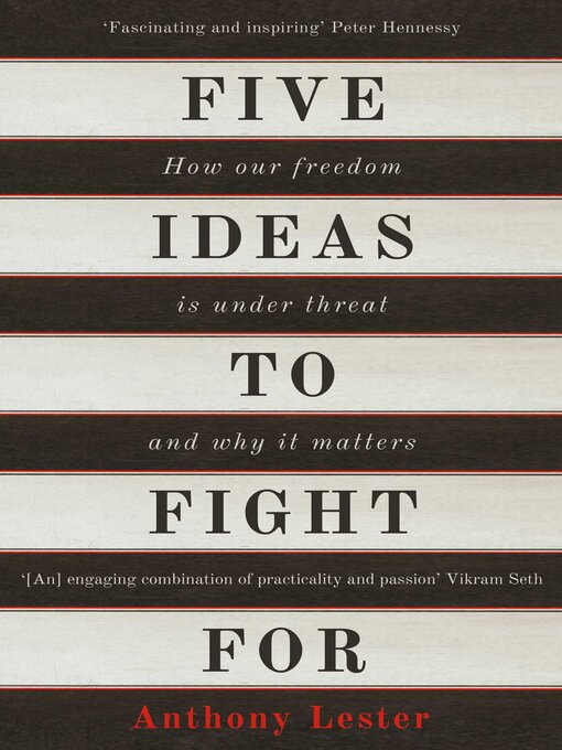Title details for Five Ideas to Fight For by Anthony Lester - Available